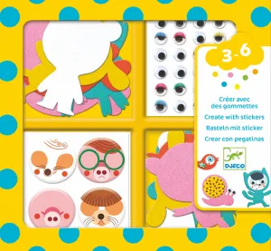 I Love Animals Sticker Kit