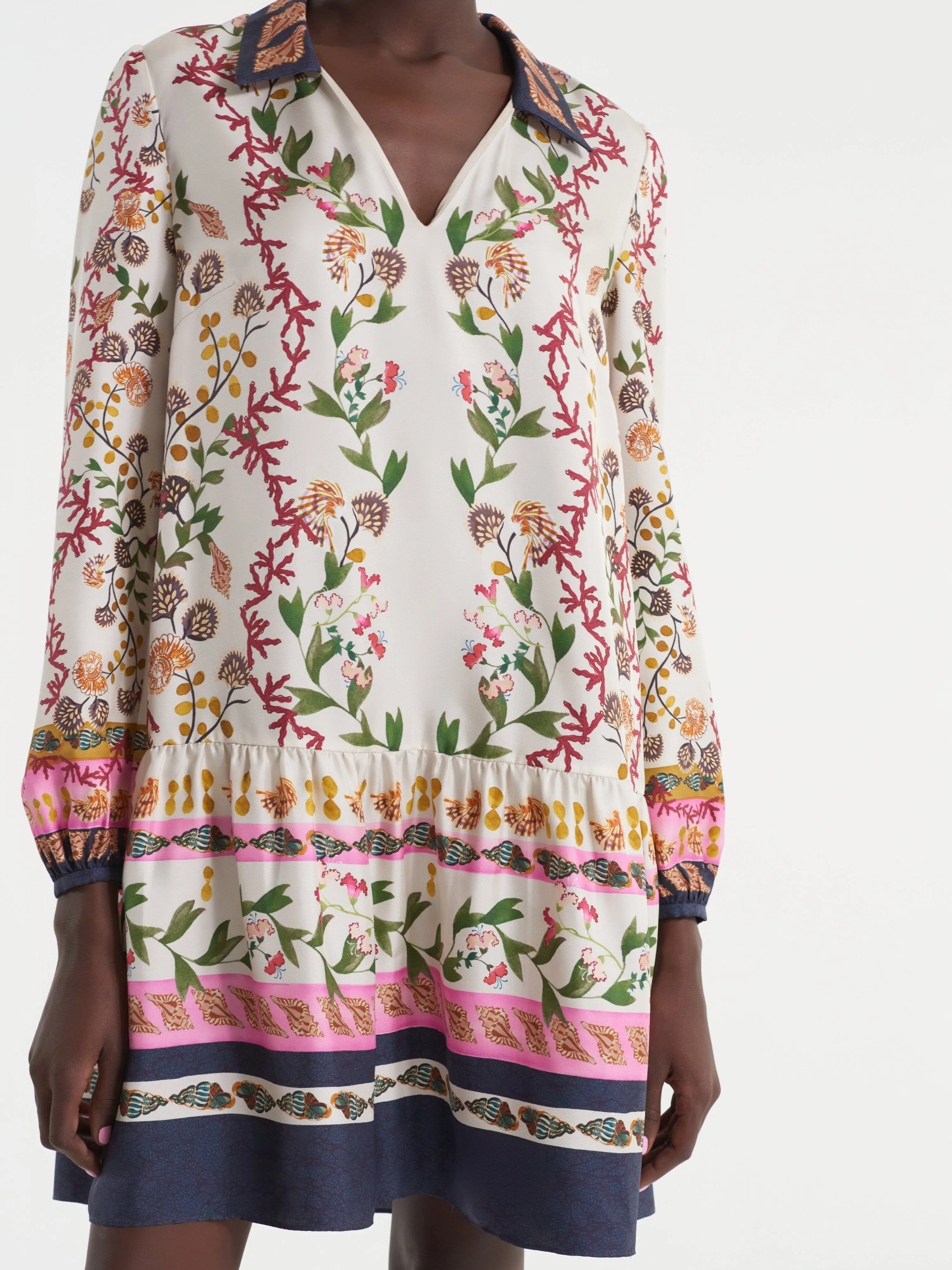 Jas Dress in Sea Fauna