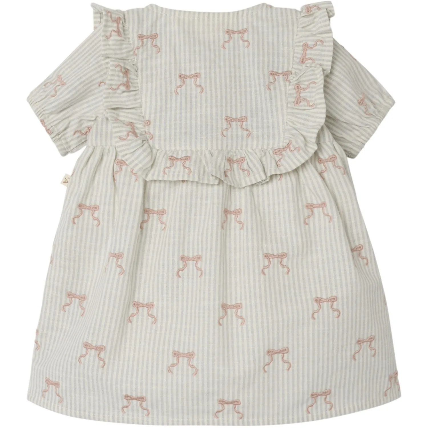 Lil'Atelier Coconut Milk Kendra Loose Bodysuit Ls Dress