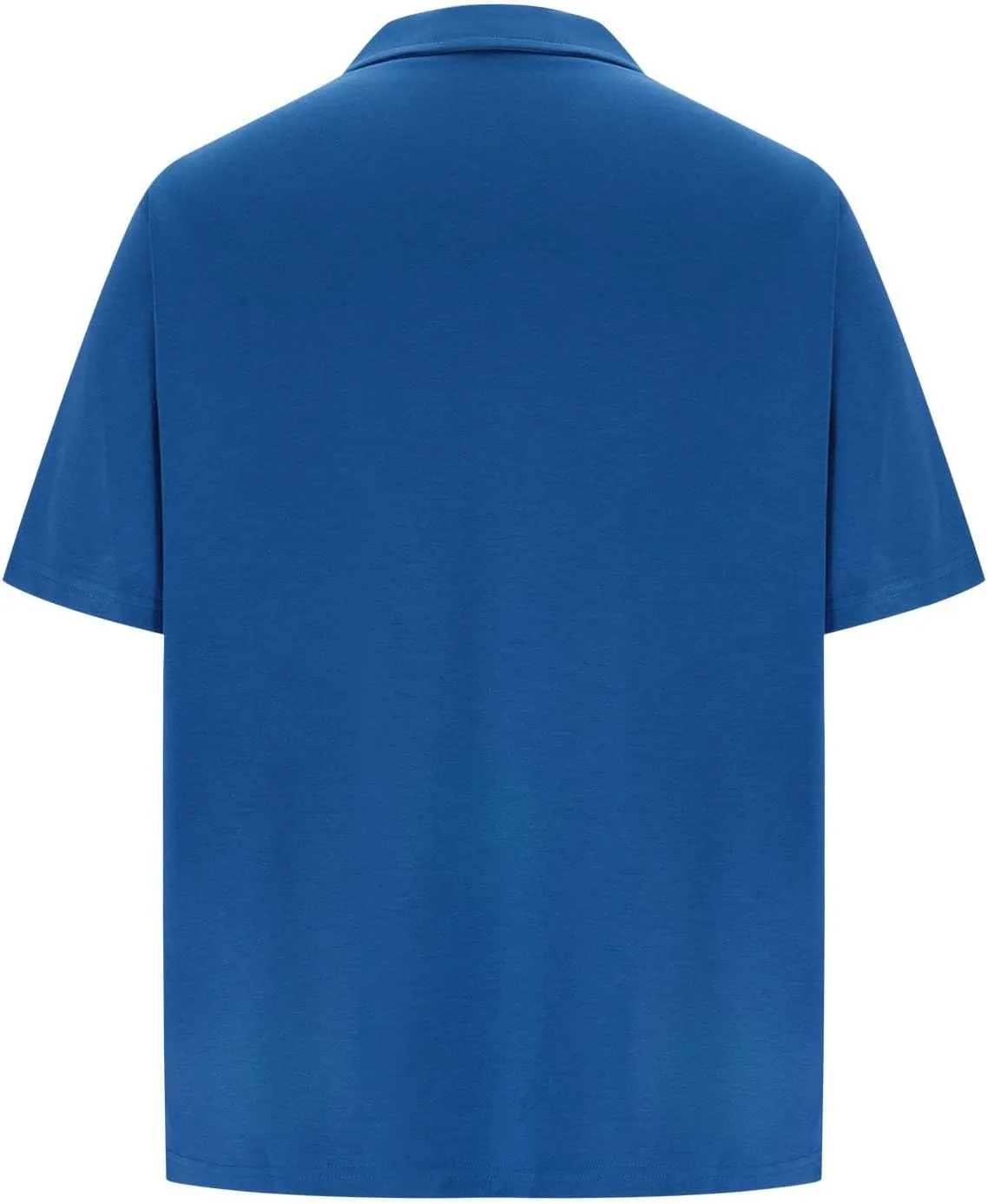 Mens Short Sleeve Polo Shirts Casual Loose Fit Quarter Zip Pullover Classic Trendy Lightweight Golf Collared T-Shirt
