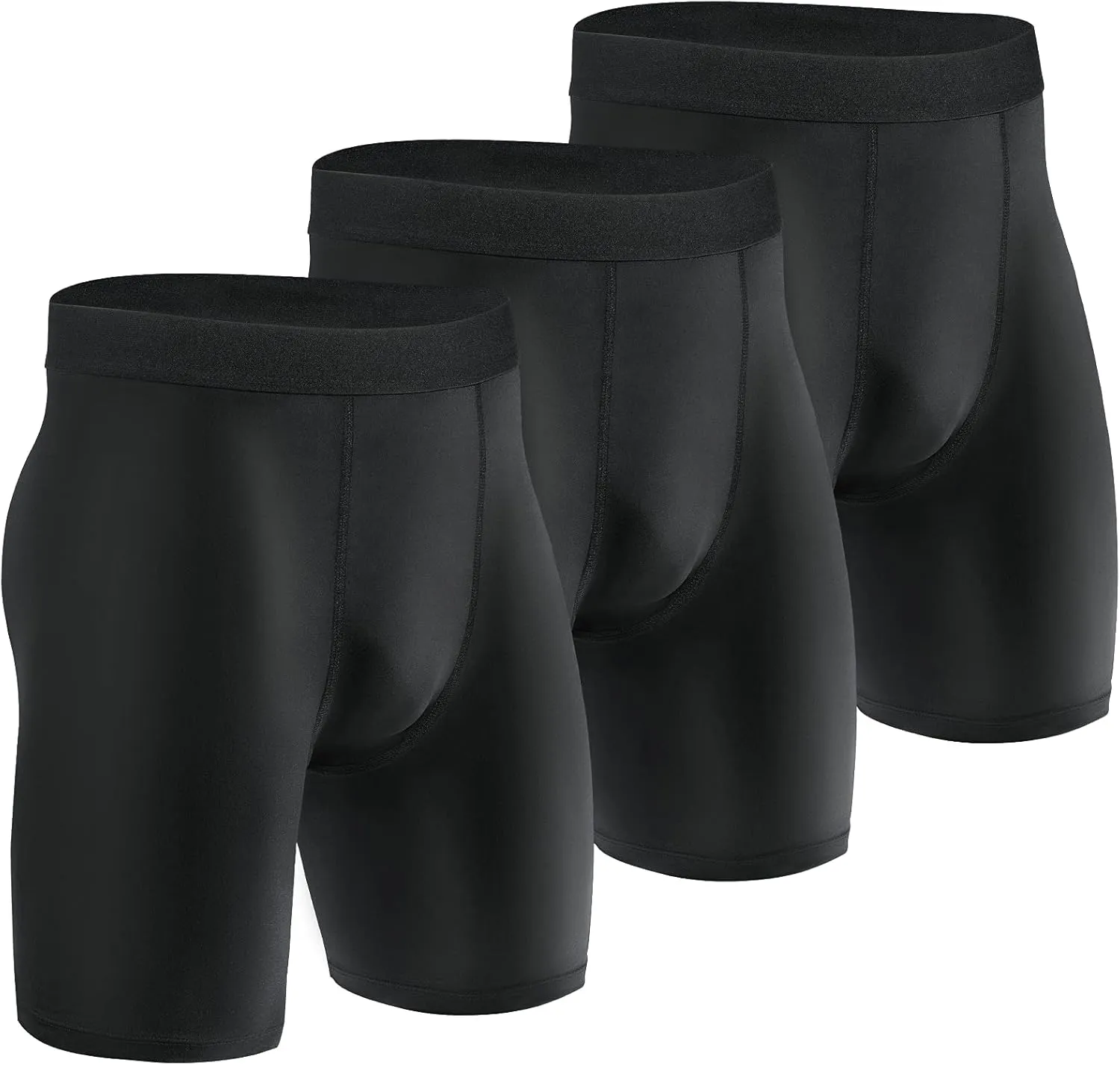 Niksa Compression Shorts Men 2/3 Pack, Compression Underwear for Men Athletic Shorts, Running Workout Fitness Shorts