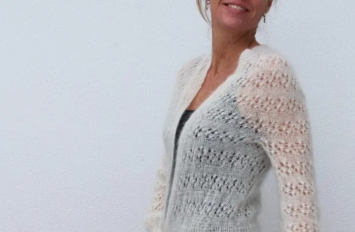 No 09 cardigan by VesterbyCrea, knitting pattern (UK, DE)