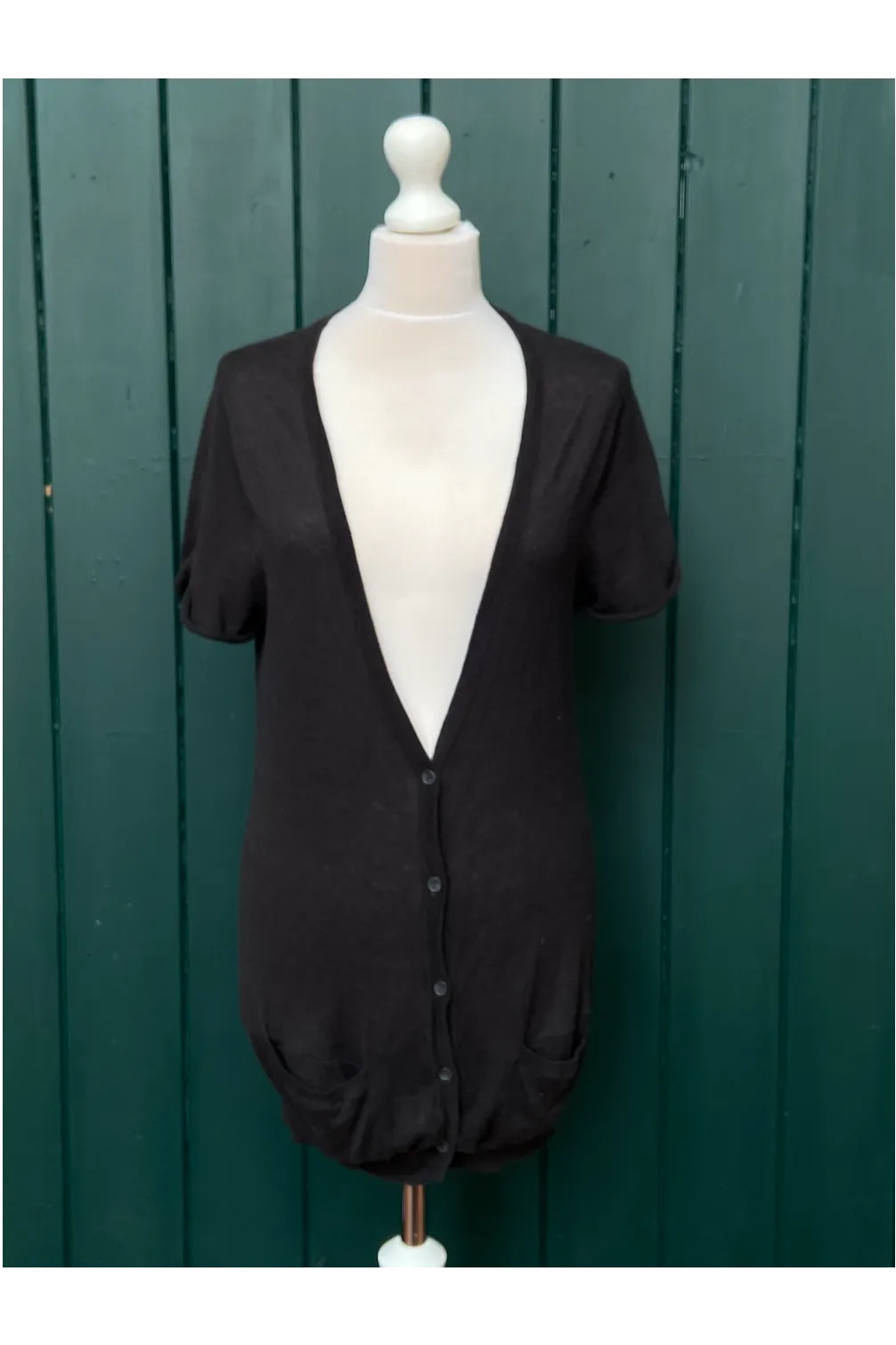 Re-Wear American Vintage Short Sleeve Long Cardigan